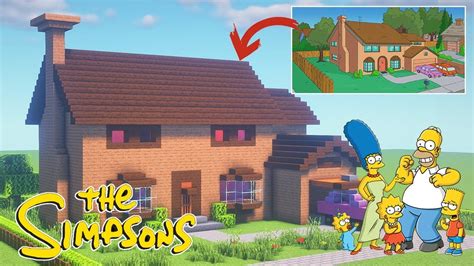 minecraft simpsons house|simpsons house minecraft v2.